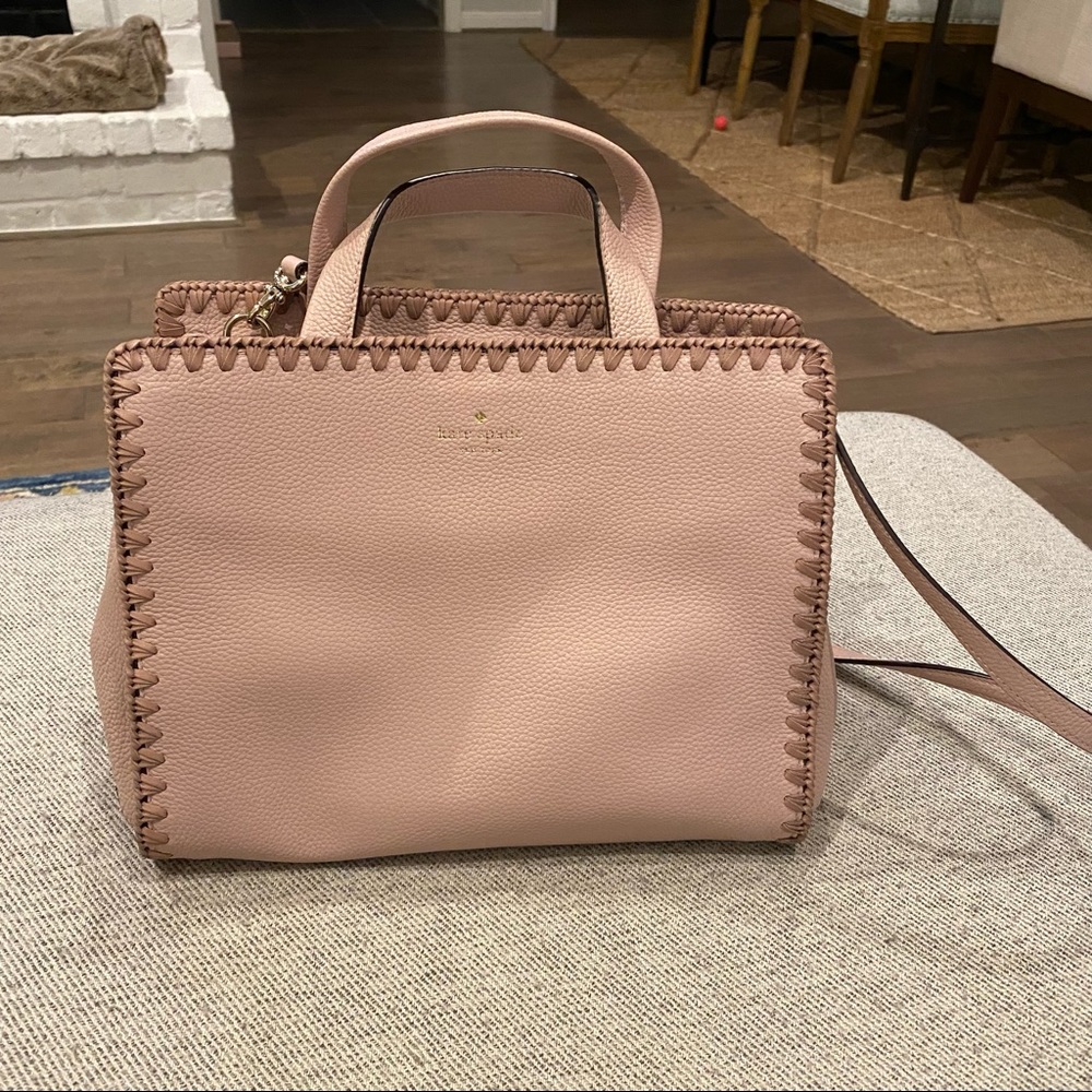 Kate Spade Pink Pebbled Leather Purse / Tote